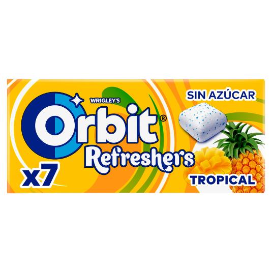 CHICLES REFRESHERS TROPICAL ORBIT PQTE 7 UD