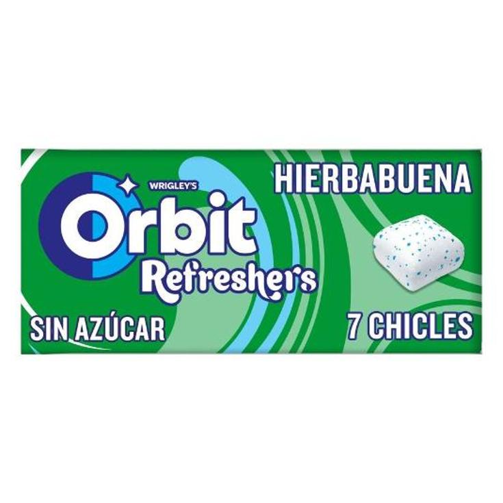 CHICLES REFRESHERS HIERBABUENA ORBIT PQTE 7 UD