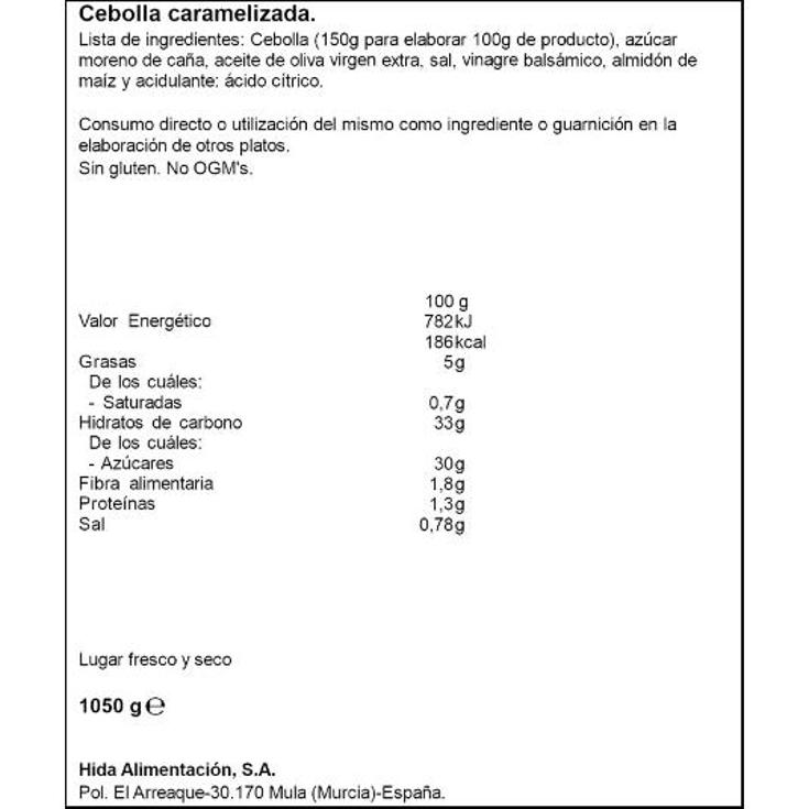 CEBOLLA CARAMELIZADA HIDA FRASCO 1 KG