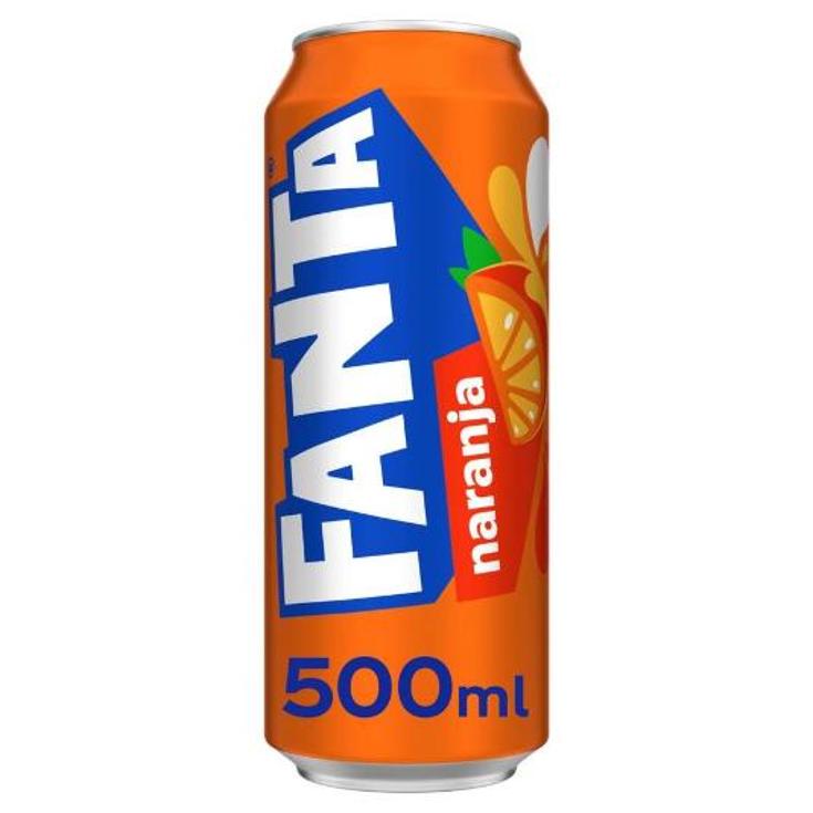 REFRESCO NARANJA FANTA LATA 500 ML