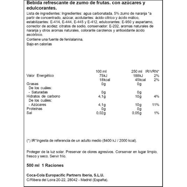REFRESCO NARANJA FANTA LATA 500 ML