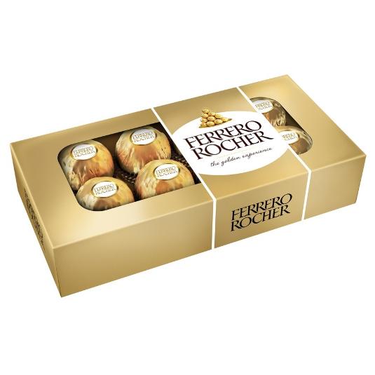 BOMBON FERRERO ROCHER T-8 FERRERO CAJA 100 GR