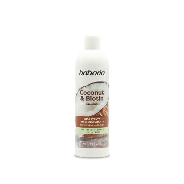 CHAMPU COCO Y BIOTINA BABARIA BTLLA 380 ML