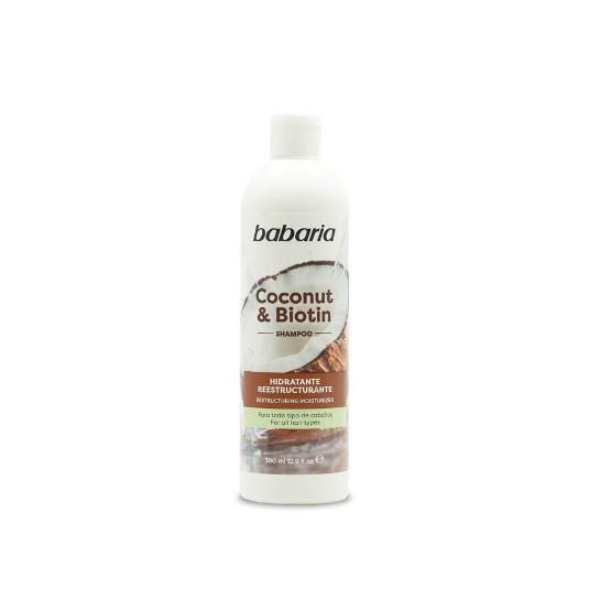 CHAMPU COCO Y BIOTINA BABARIA BTLLA 380 ML