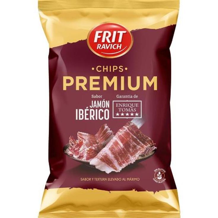 CHIPS PREMIUM JAMON IBERICO FRIT RAVICH BOLSA 150 GR