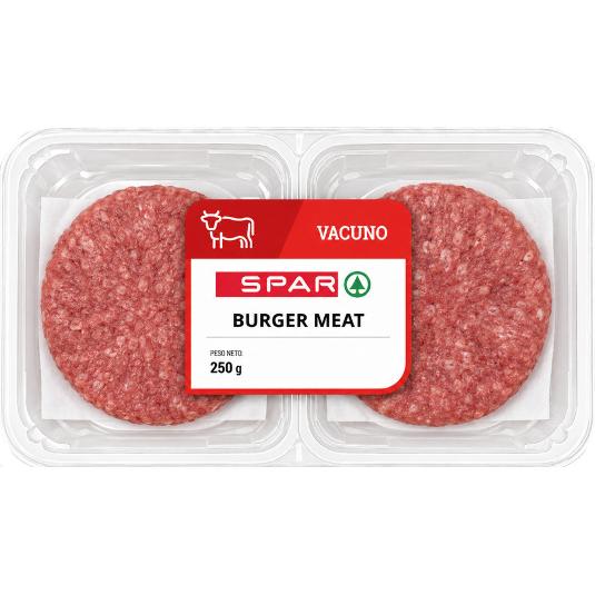 BURGUER VACUNO X4 SPAR BDJA 360 GR