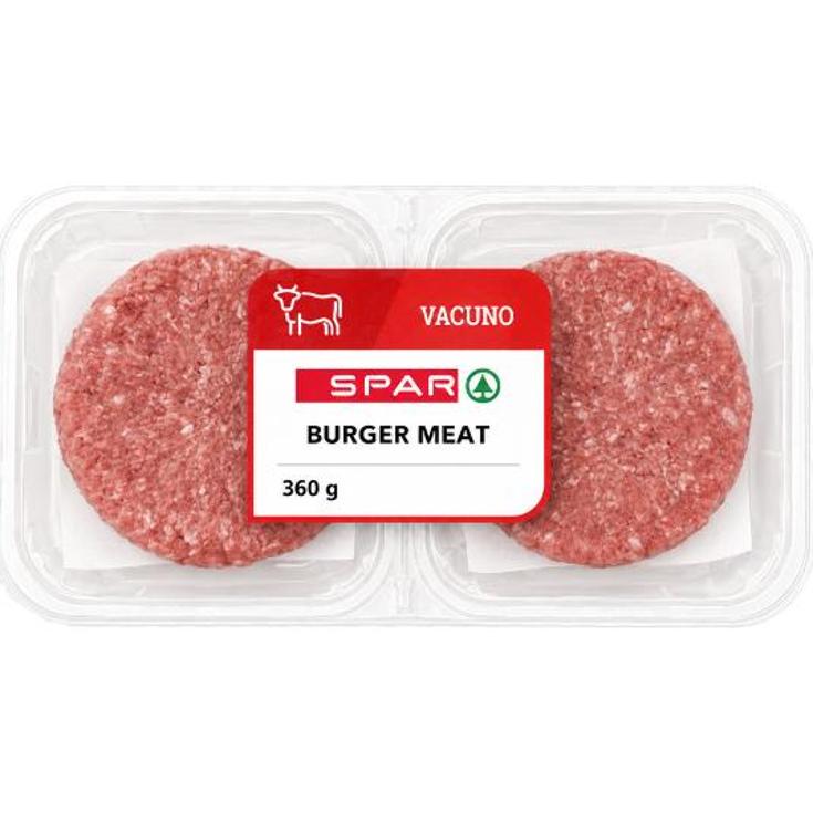 BURGUER VACUNO GRUESA X2 SPAR BDJA 250 GR