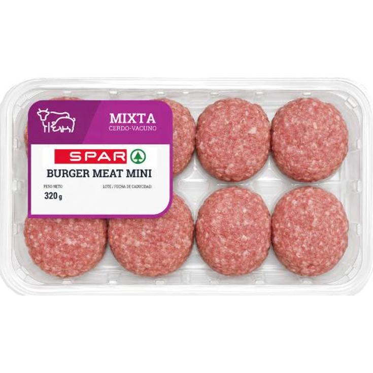 MINI BURGUER MIXTA X8 SPAR BJDA 320 GR