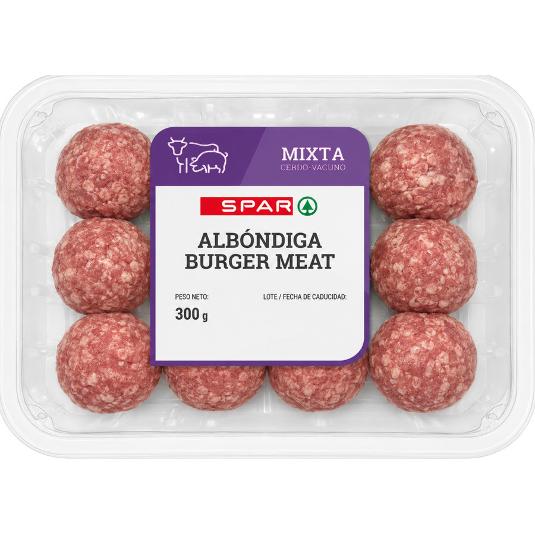 ALBONDIGAS MIXTAS V-C X12 SPAR BDJA 300 GR