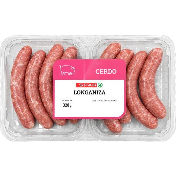SALCHICHA BLANCA CERDO X8 SPAR BDJA 320 GR