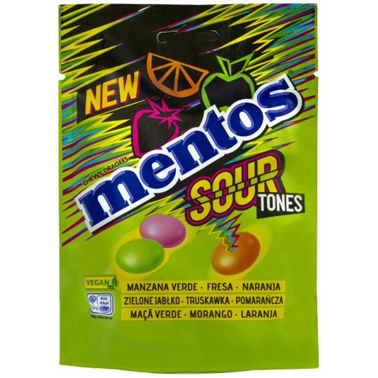 CARAMELOS MENTOS SOUR 7X BOLSA 140 GR