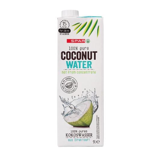 AGUA COCO PURA 100% SPAR I. BRIK 1 LT