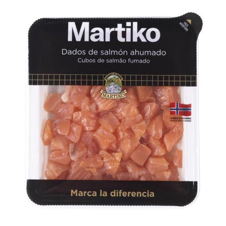 DADOS SALMON AHUMADO MARTIKO UNIDAD 80 GR