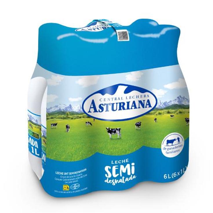 LECHE SEMIDESNATADA ASTURIANA BTLLA 1 LT