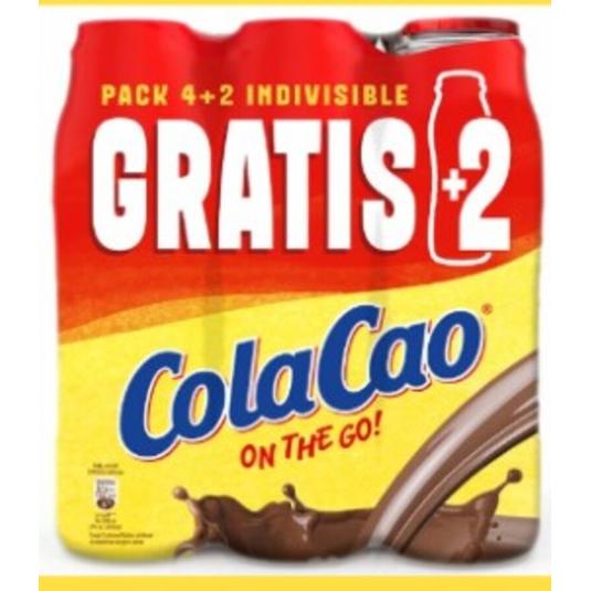 BATIDO COLA CAO ENERGY PACK 4+2 COLA CAO PACK 1128 ML