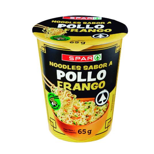NOODELS SABOR POLLO SPAR VASO 65 GR