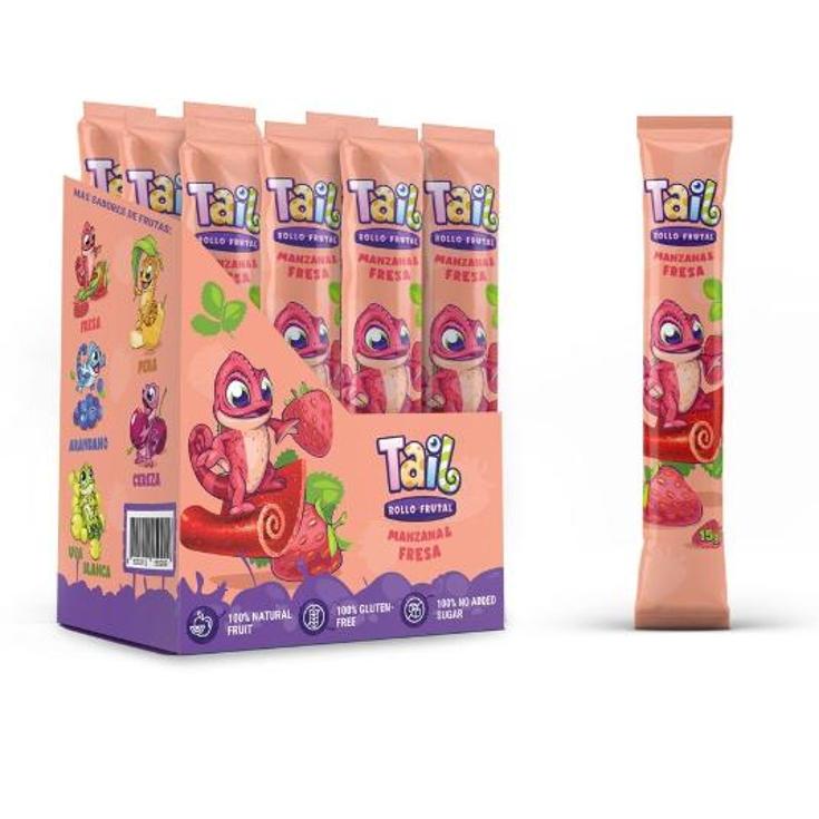 FRUTA STICK S/AZ FRESA/MANZANA TAIL UND 15 GR
