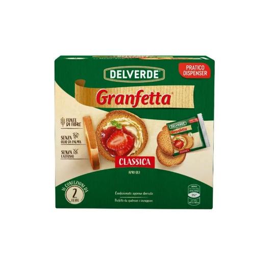 PAN TOSTADO GRANDFETTA 2X16 DELVERDE CAJA 240 GR
