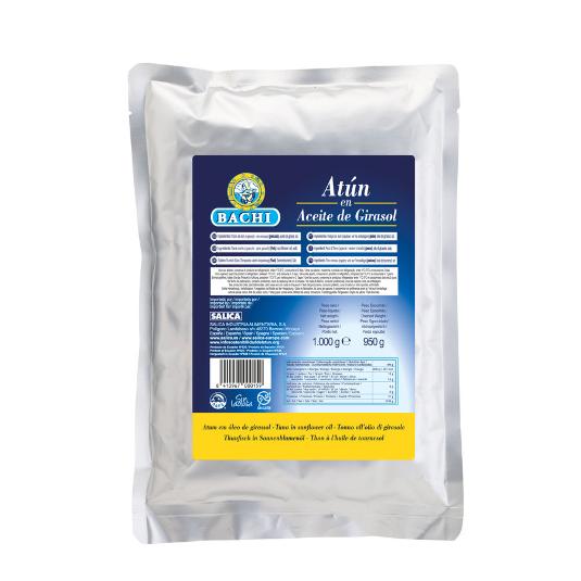 ATUN ACEITE GIRASOL CAMPOS BOLSA 950 GR
