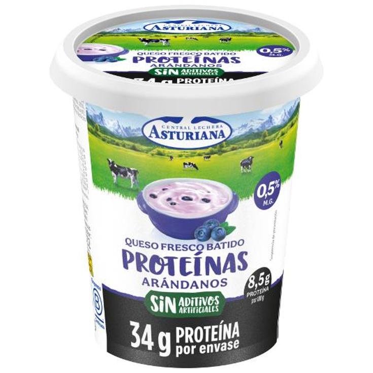 QUESO FRESCO BATIDO ARANDANOS ASTURIANA UNIDAD 400 GR