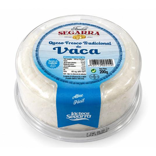 QUESO FRESCO VACA F.SEGARRA TRRNA 200 GR