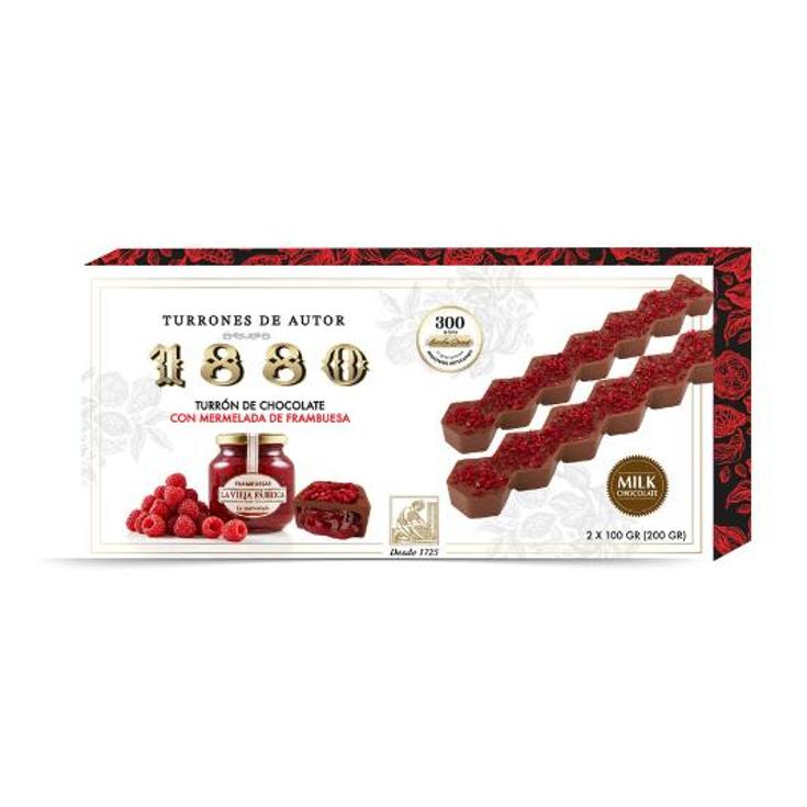 TURRON CHOC.MERM.FRAMBUESA 1880 PTLLA 200 GR