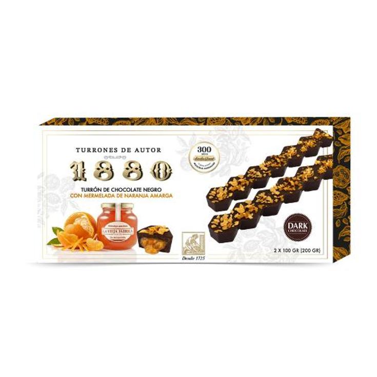 TURRON CHOC.MERM.NARANJA AMARGA 1880 PTLLA 200 GR