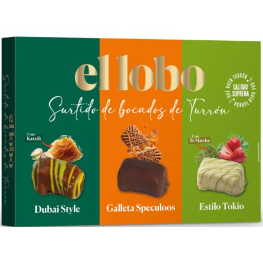 TURRON SURTIDO BOCADOS TURRON EL LOBO PQTE 162 GR