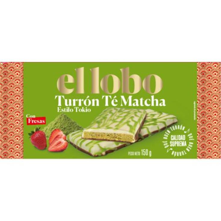TURRON TE MATCHA ESTILO TOKIO EL LOBO PTLLA 150 GR
