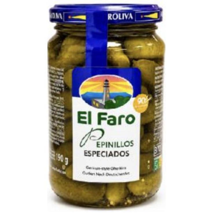 PEPINILLO ESPECIADOS EL FARO FRASCO 190 GR