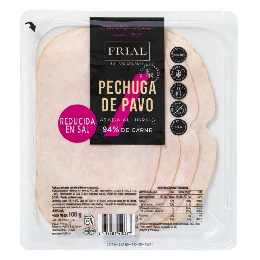 PECHUGA PAVO RED.SAL FRIAL SOBRE 100 GR