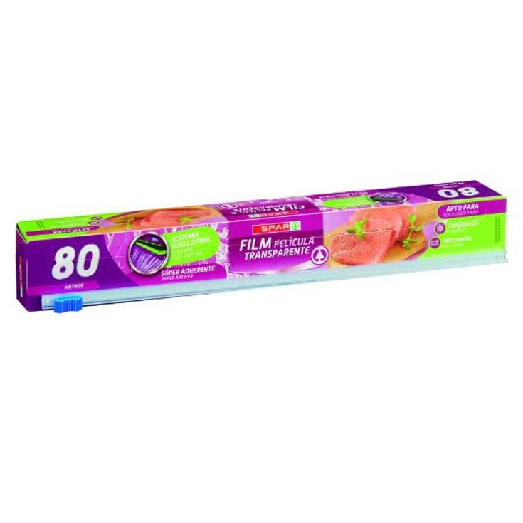 FILM TRANSPARENTE PVC GUILLOTIN SPAR UNIDAD 80 MT