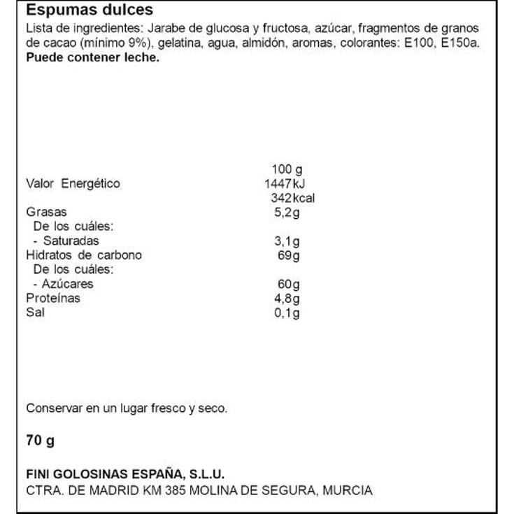 GOLOSINAS MELLOWS PANETTONE FINI BOLSA 70 GR