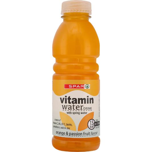 VITAMIN WATER NARANJA MARACUYA SPAR I. BTLLA 500 ML
