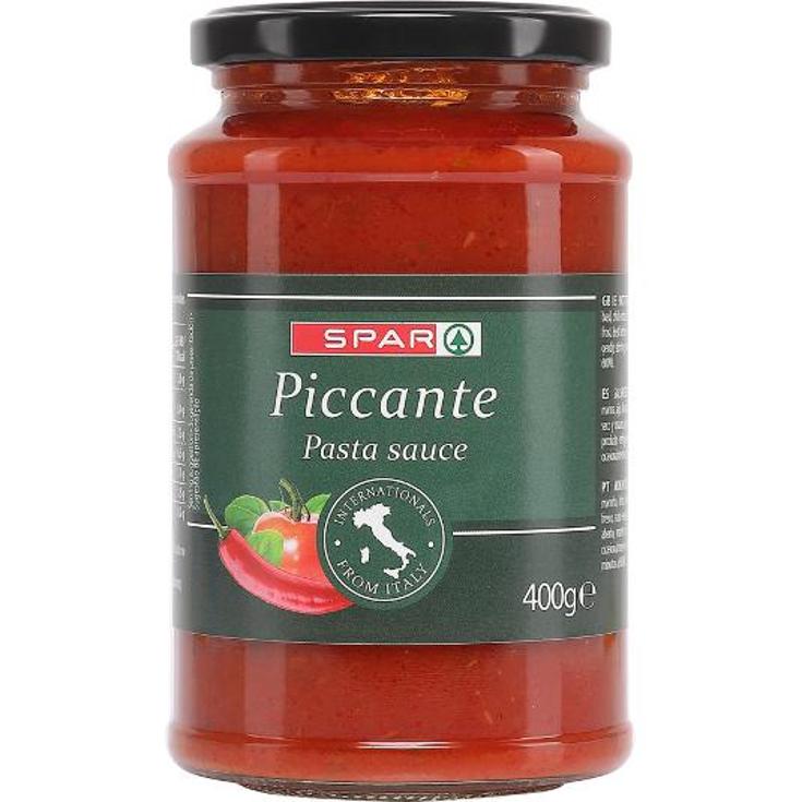 SALSA ITALIANA PASTA PICANTE SPAR I. LATA 400 GR