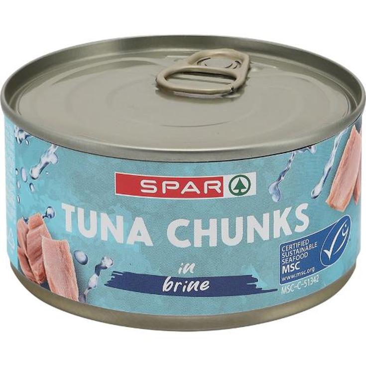 ATUN TROZO SALMUERA SPAR I. LATA 200 GR