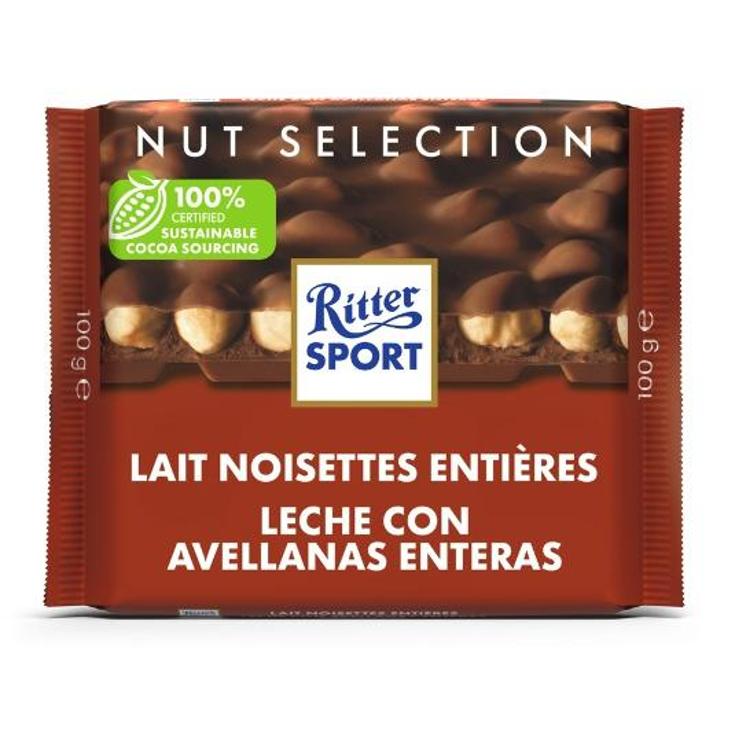 CHOCOLATE NUECES VOLL-NUSS RITTER PTLLA 100 GR