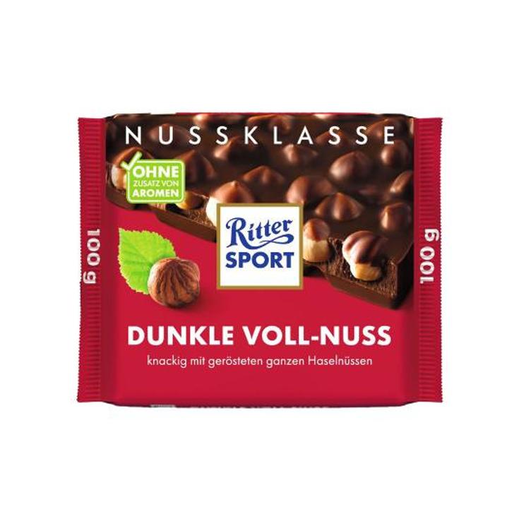 CHOCOLATE NEGRO NUECES DUNKLE RITTER PTLLA 100 GR