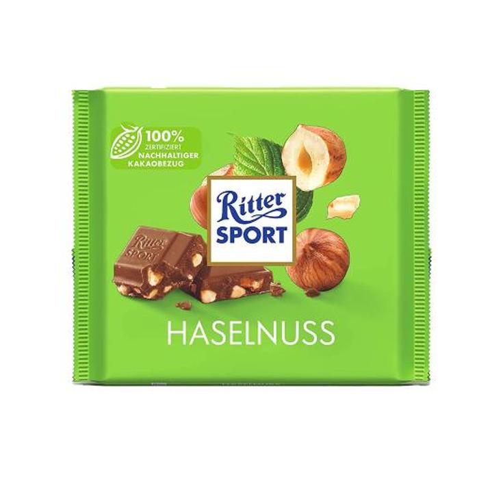 CHOCOLATE AVELLANAS HASELNUSS RITTER PTLLA 100 GR