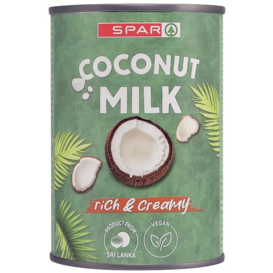 LECHE COCO SPAR I. LATA 400 ML
