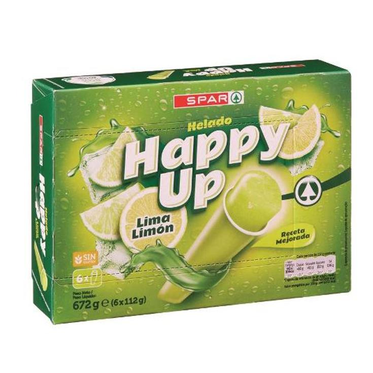 HELADO HAPPY UP LIMA-LIMON X6 SPAR CAJA 672 GR