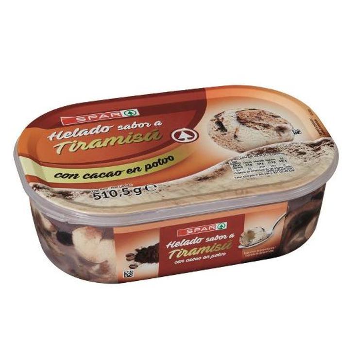 HELADO TARRINA TIRAMISU SPAR TRRNA 510 GR