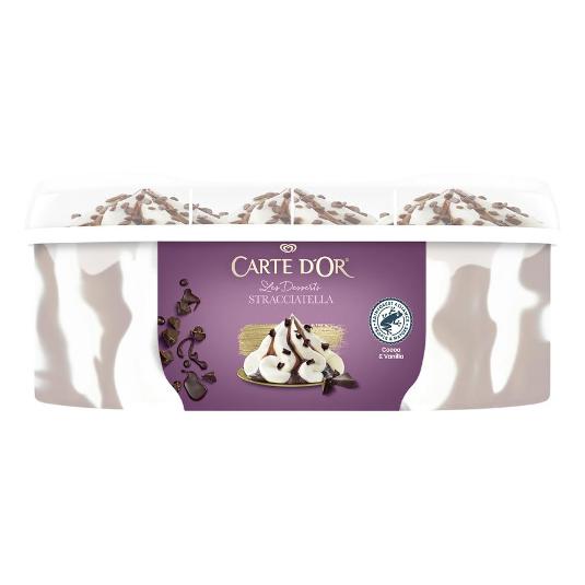 HELADO TARRINA STRACCIATELLA CARTE DOR TRRNA 500 GR