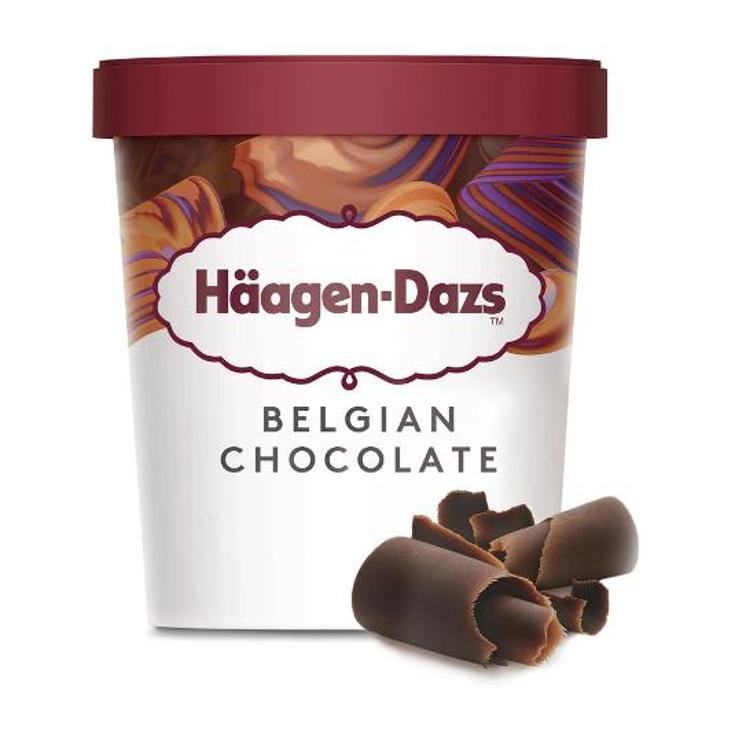 HELADO DE CHOCOLATE BELGA HAAGEN DAZS PINT 400 GR