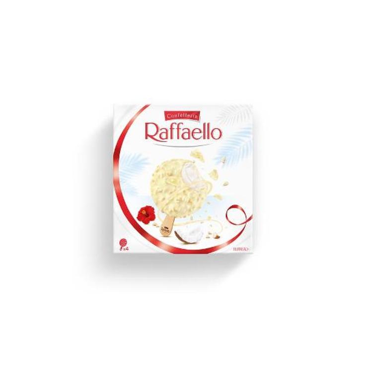 HELADO BOMBON RAFFAELLO X4 FERRERO CAJA 188 GR