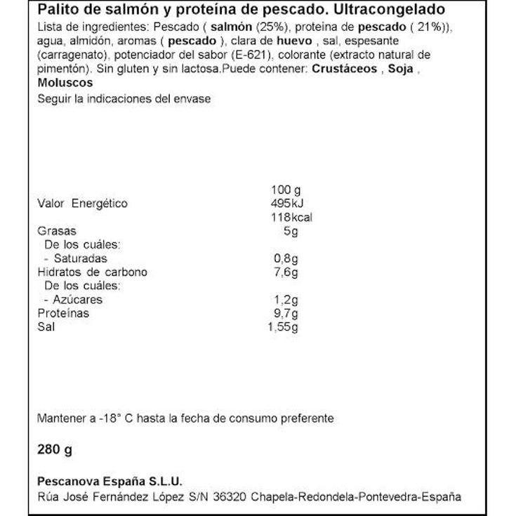 DELICIAS SALMON PESCANOVA UNIDAD 280 GR