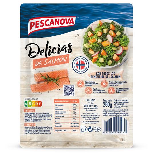 DELICIAS SALMON PESCANOVA UNIDAD 280 GR