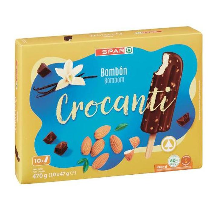 HELADO BOMBON CLAS CROCANTI X10 SPAR PACK 470 GR