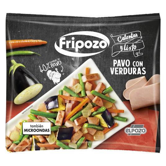 PAVO CON VERDURAS FRIPOZO BOLSA 400 GR