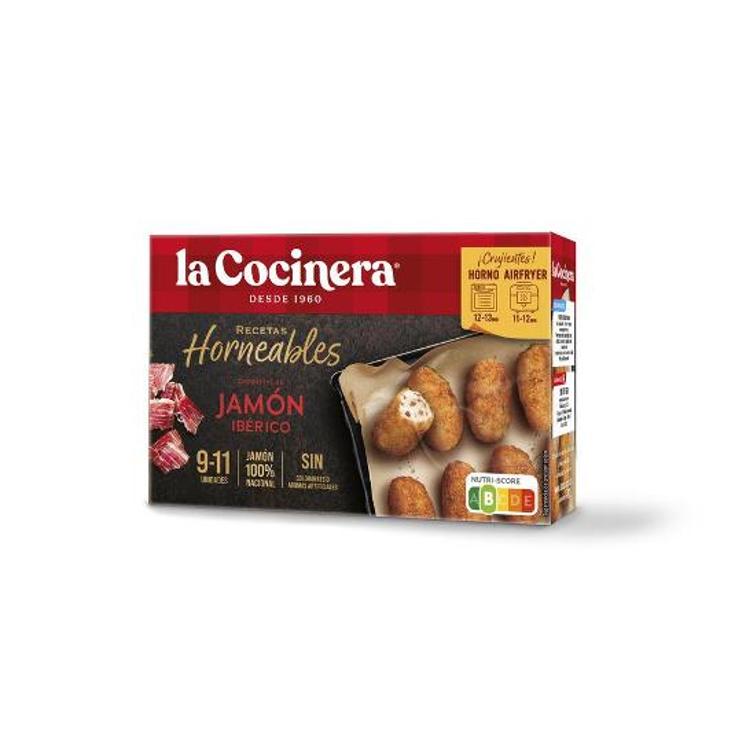 CROQUETAS JAMON HORNEABLES LA COCINERA BOLSA 340 GR